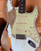 Fender Masterbuilt Andy Hicks 60-63 Stratocaster Super Heavy Relic Super Faded Aged Sonic Blue over 3 Color Sunburst